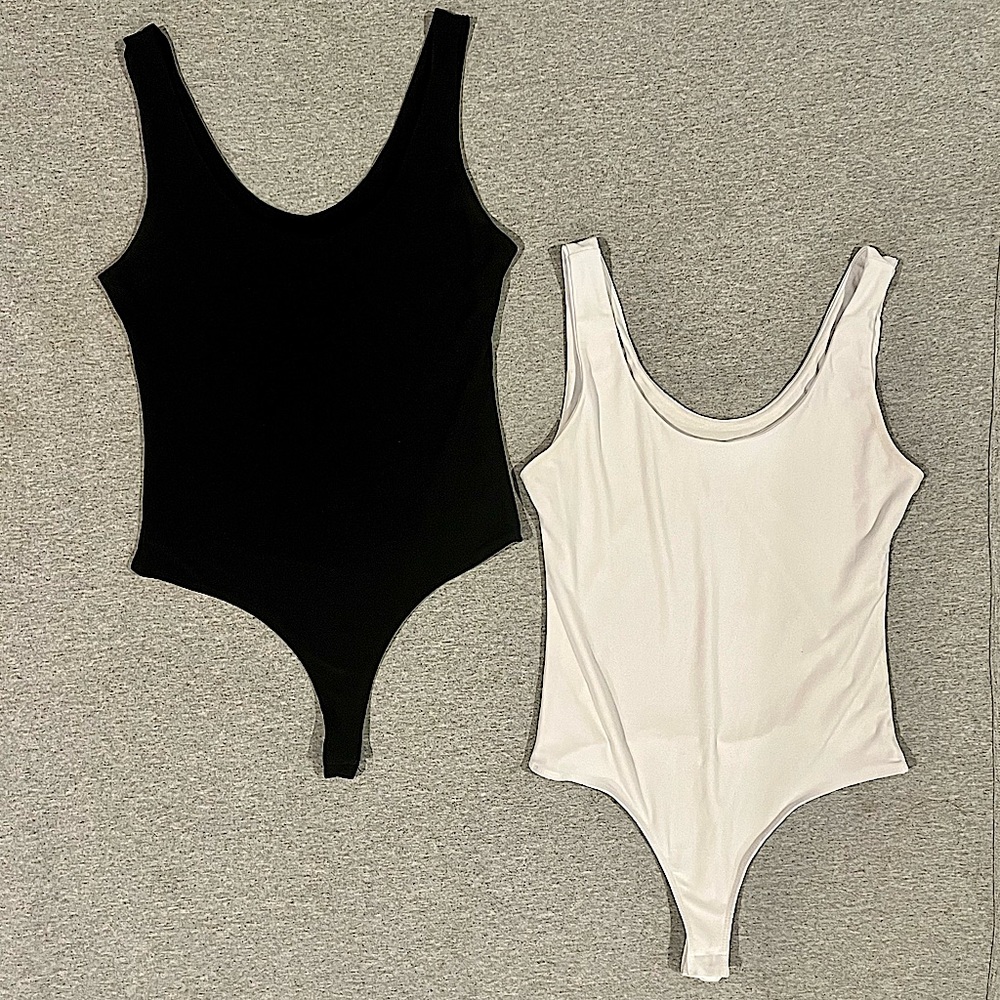 2 Thong Bodysuits by Leith from Anthropologie